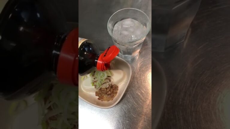 【簡単おつまみ】納豆豆腐　ヘルシーおつまみ　 #shorts