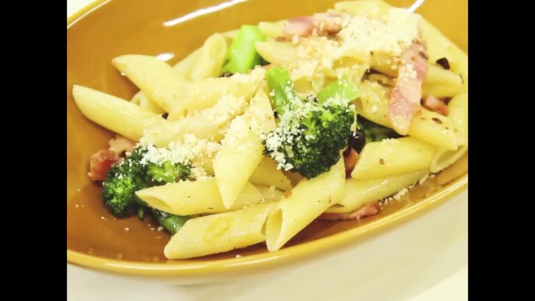 ブロッコリーがアクセント ブロッコリーのペペロンチーノ