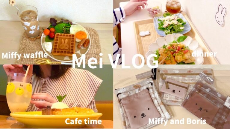 【vlog】アラフォーOLオイシックスで簡単料理🥬🍅|ミッフィー商品で癒される☺️|檸檬が気になる🍋