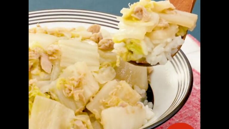 煮汁しみしみ！白菜のうま煮丼