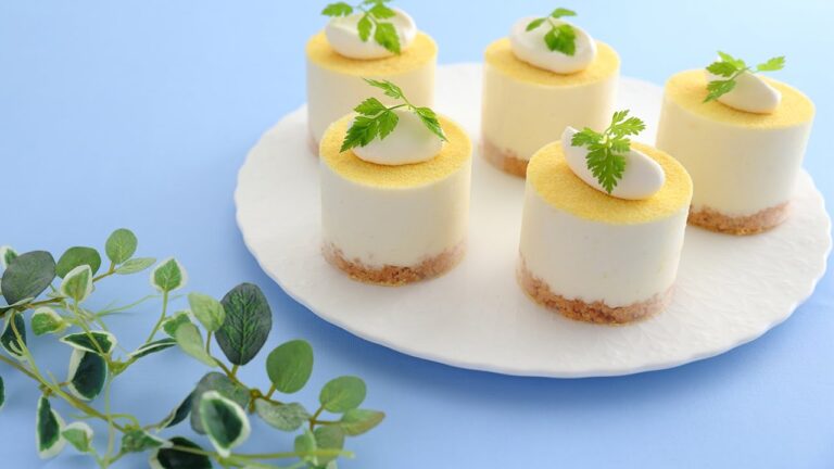 柚子のレアチーズケーキ ＜手作りキット＞
