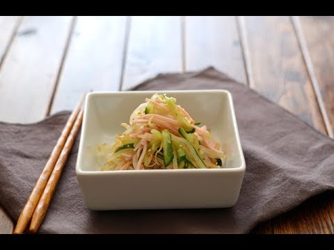 【レシピ】もやし中華サラダ