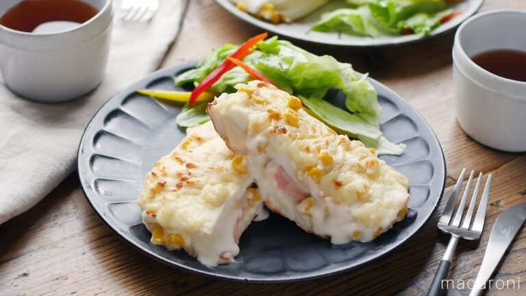 むっちりふわふわっ♪  はんぺん の クロックムッシュ 風 の レシピ 作り方