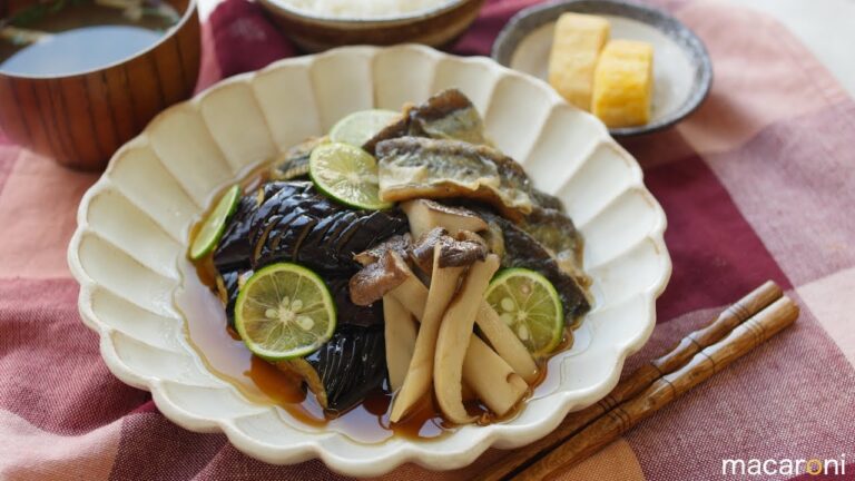 全米が泣いた！ごはんが すすむ 秋なすと さんまの揚げ びたし のレシピ 作り方