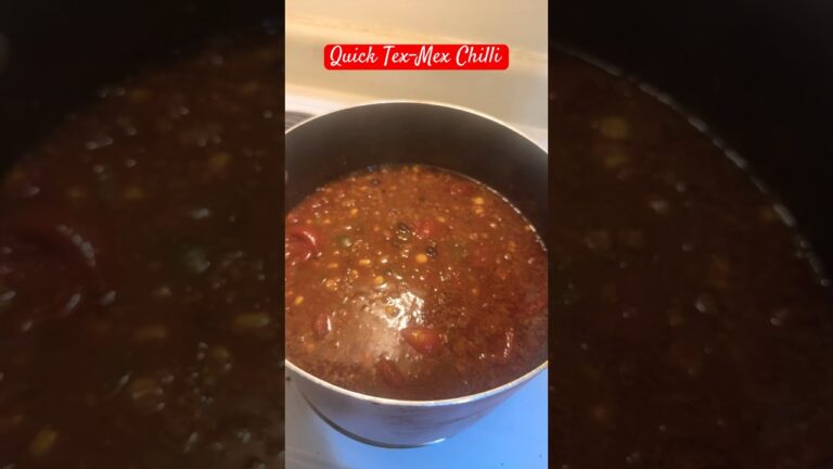 Quick Tex-Mex Chilli #chilli #Beautyandthefeast #Fallsoups #food #Jasmarie #soupseason