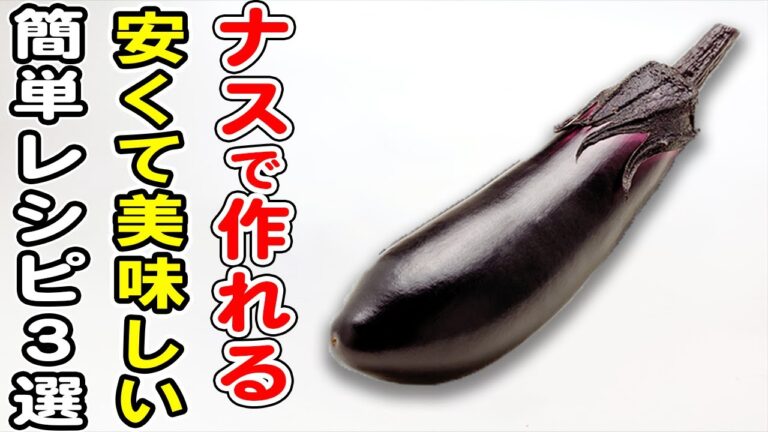 なすで作る簡単レシピまとめ3選！ご飯と相性抜群！箸が止まらないおかずの作り方/なすびレシピ/作り置きおかず/お弁当おかず【あさごはんチャンネル】