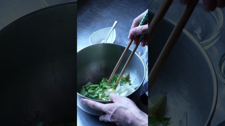 【カブと水菜のマリネ】 #ユニバーサルエッジ#カブ