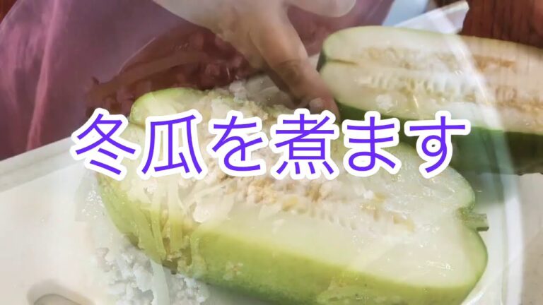 冬瓜を煮ました