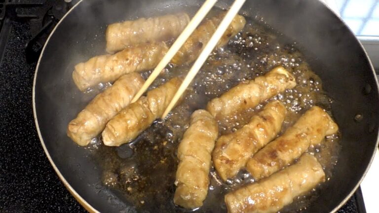 厚揚げでボリュームたっぷりな肉巻き。