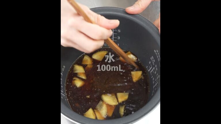 炊飯器で超簡単😁👍調味料3つ！味しみしみ鶏大根✨食べ過ぎ注意だよ