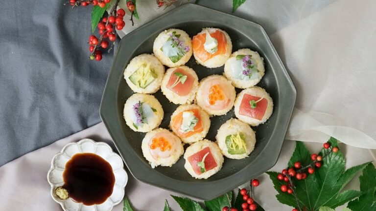 【たこ焼き器にギュギュっと】まん丸ちらし寿司🍣