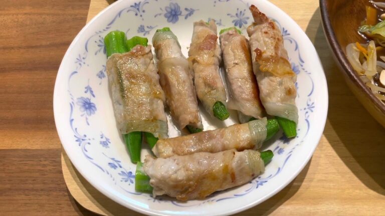 【簡単レシピ】オクラの肉巻き