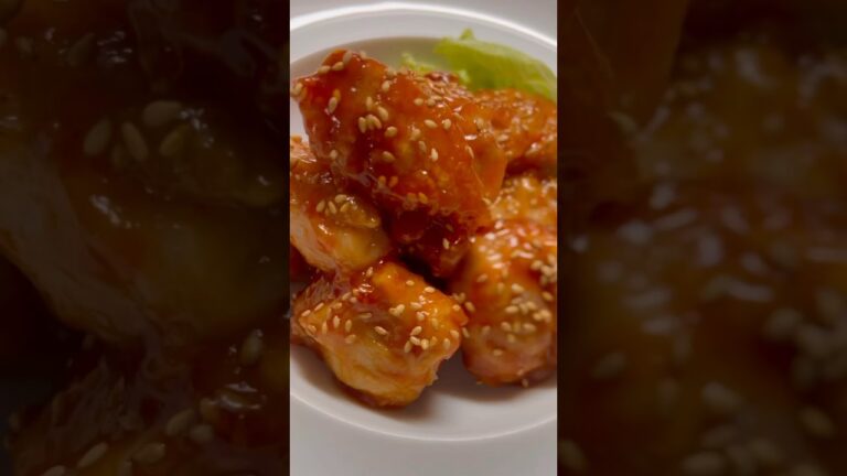 焼いて和えるだけ！本当に美味しいヤンニョムチキンの作り方 #shorts #レシピ