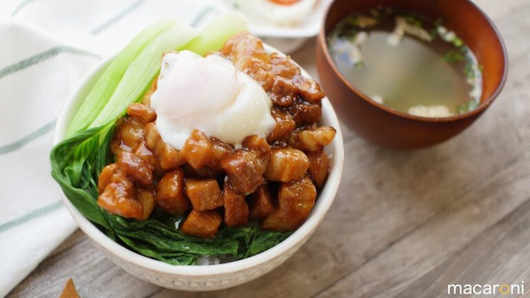 フライパンで時短！確実に うまい コロコロ 角煮 丼 のレシピ 作り方