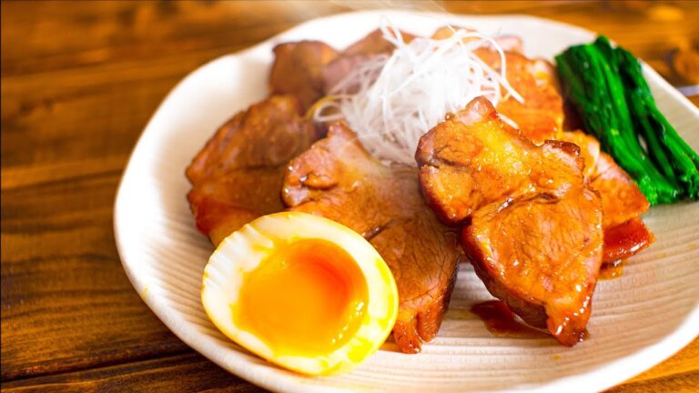 フライパン1つで驚くほど簡単に出来る絶品煮豚の作り方～How to make Braised pork～