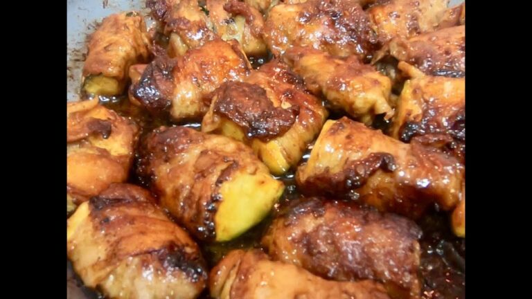 【１分でカンタンおうちごはん】：ズッキーニの肉巻き