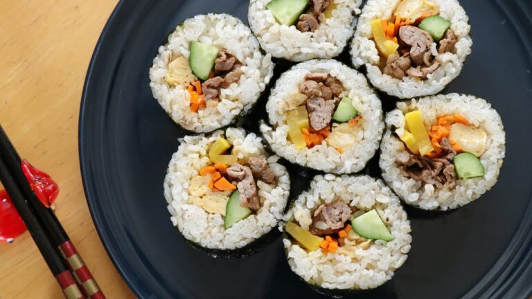 キンパをおうちで簡単かつ本格派に！レシピをご紹介 homemade gimbap
