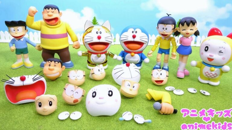 てさぐりボックスの中の顔パーツをみんなにつけてあげよう！#アニメキッズ