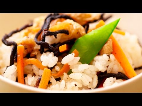 ひじきとお揚げのまぜごはん