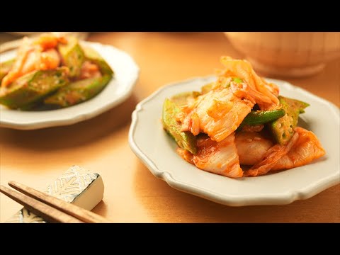10分で作れる！ご飯がびっくりするほどススム【オクラキムチ和え】