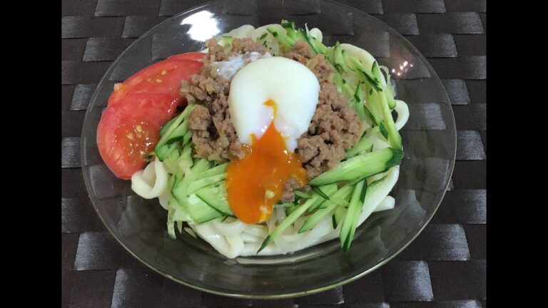 「夏バテ防止　肉みそうどんの紹介  基本の作り方」