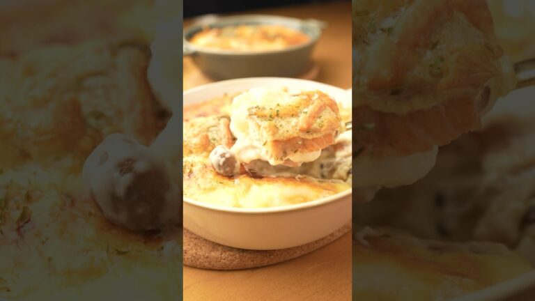 大人も子どもも楽しめる！『鮭のじゃがチーズ』