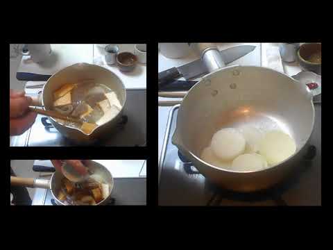 大根こんにゃく厚揚げ煮物：短縮版