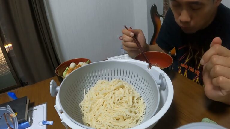 自炊くん　20220624　そうめん 納豆 きゅうり