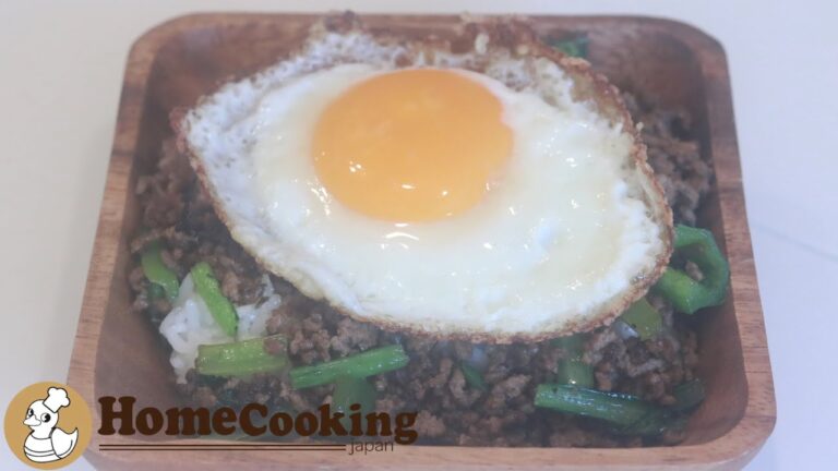 ガパオライス丼のレシピ動画