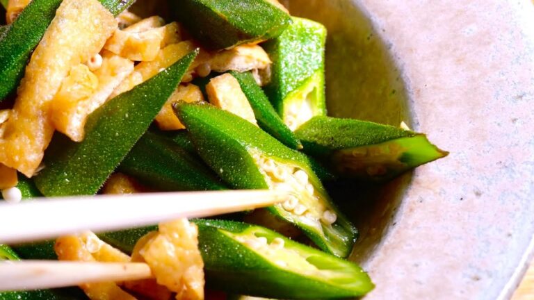オクラの煮浸しのこれ以上美味しい作り方はない””プロが教える基本””　常備菜　料理　クキパパ