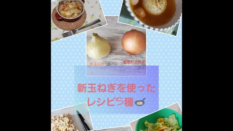 【新玉ねぎを使った簡単レシピ5種】