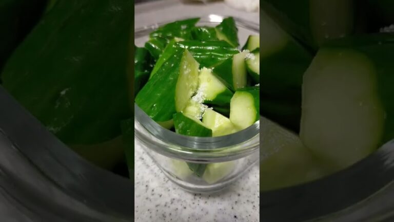 スピード料理！1分で完成きゅうりの浅漬け！昆布茶でうまみたっぷり