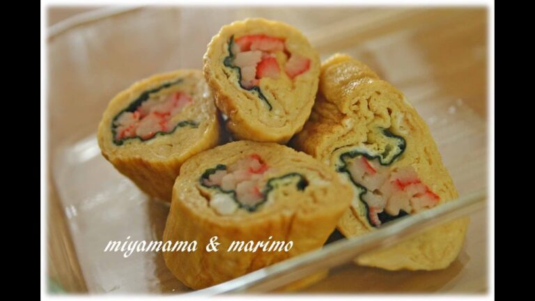 ヘルシー ♪ カニカマ入り玉子焼き 『南部鉄器 岩鋳 iwachu オムレットパン』