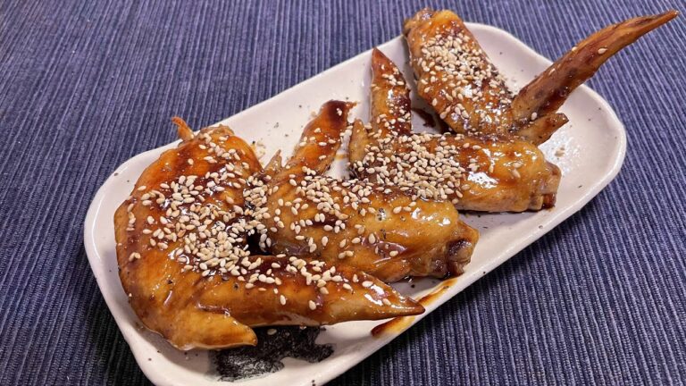 【フライパンで焼くだけ！】手羽先の甘辛煮の作り方【おつまみ】【おうち居酒屋】
