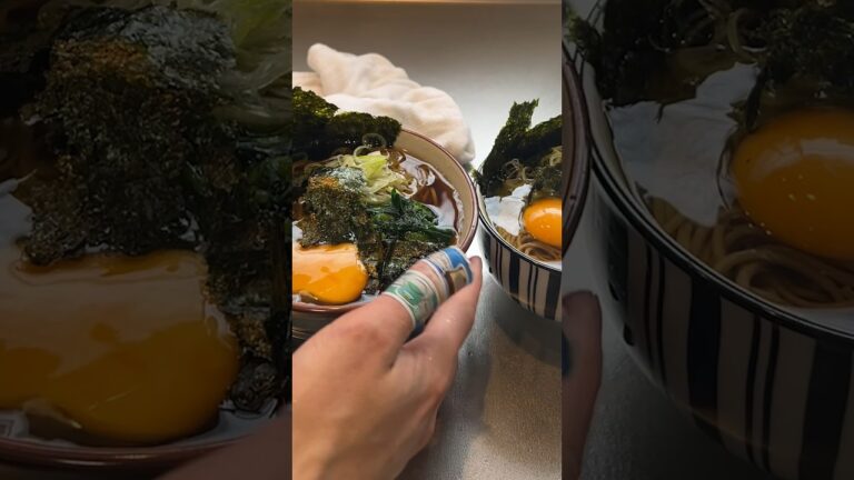 【爆速レシピ紹介】夏に食べたくなる冷やし蕎麦の作り方！めんつゆ不要！ #レシピ動画 #料理 #料理初心者