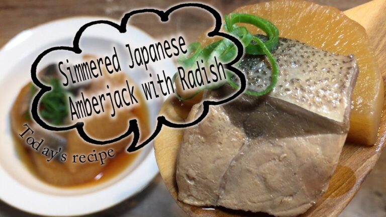 基本の和食　ぶり大根の作り方　How to make　 Simmered Japanese Amberjack with Radish