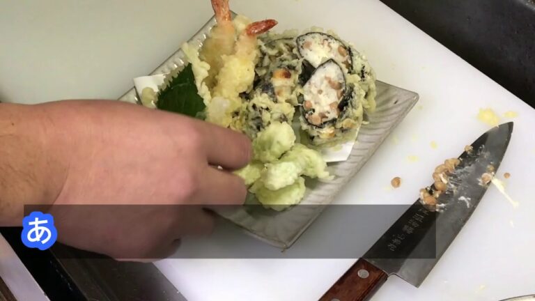 とろろ納豆の天ぷらの作り方