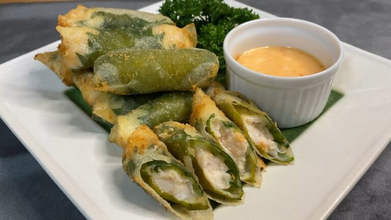 【料理レシピ】 えびしんじょのミニ春巻き / Mini spring rolls with shrimp