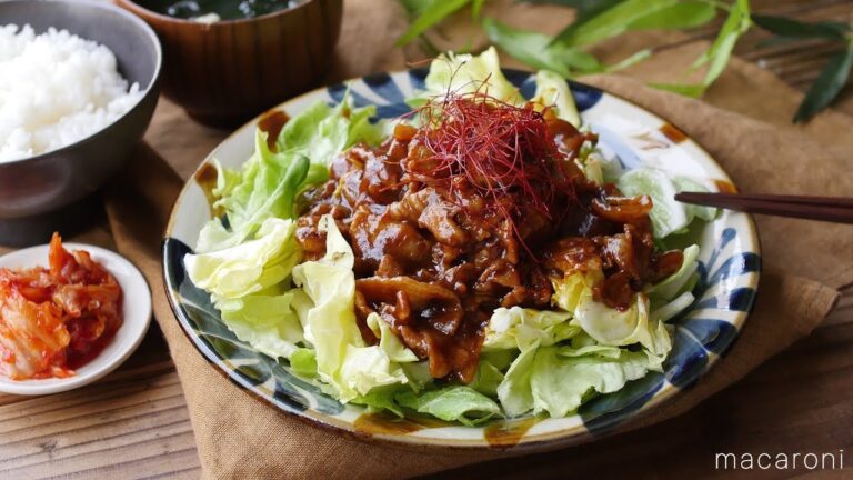 包丁・フライパンいらず！「春キャベツの生回鍋肉(ホイコーロー)」のレシピ・作り方