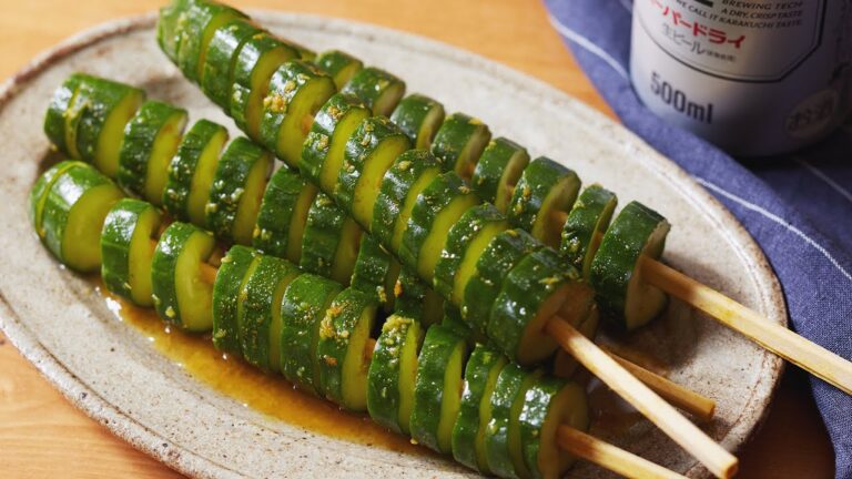 【トルネードきゅうり】スパイシーでやみつき！！一本漬けでも味が染みる〜！