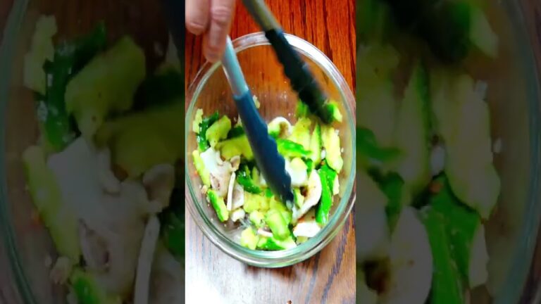 【イカときゅうりのごま油和え】#shorts #料理 #おつまみ #簡単