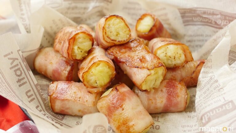 スライサーで簡単！巻き巻き「ベーコンハッシュドポテト」のレシピ・作り方