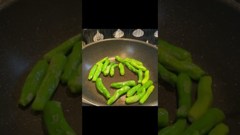 今が一番旬！ししとう簡単おつまみ！