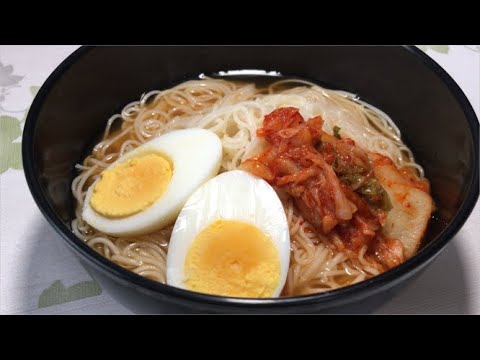 【簡単！韓国冷麺風そうめん】そうめんで簡単に作れます♪