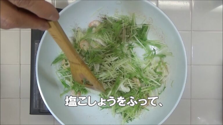 1820_国産いかえびミックスでさっぱり和風パスタ