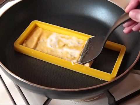 卵１個で玉子焼き「シリコンリング」