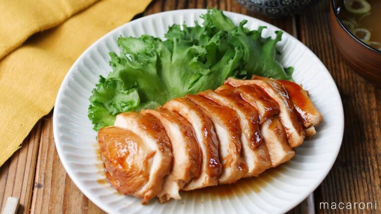 お酢でやわらか。鶏むね肉の照り焼き