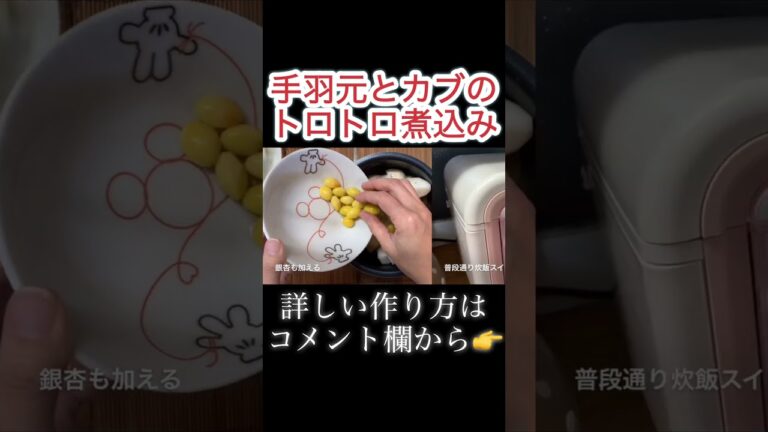 簡単！手羽元とカブのとろとろ煮込み　N.D.Kitchen
