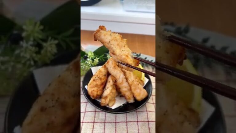 サクサク食感のささみチキンスティック