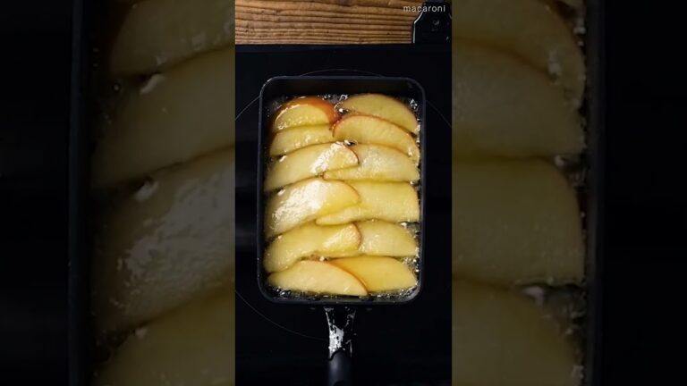 【卵焼き器で】りんごケーキ！#レシピ  #りんごケーキ #ホットケーキミックス